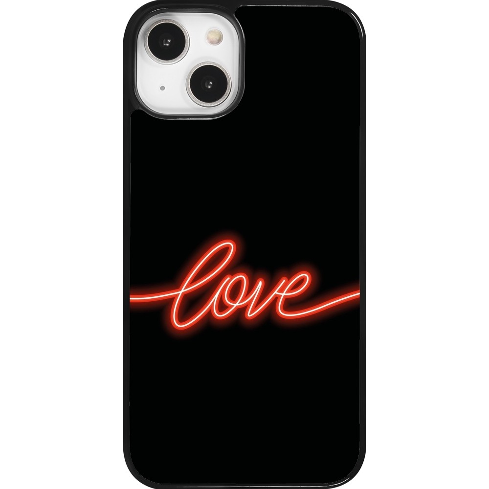 iPhone 14 Case Hülle - Valentine 2023 neon love