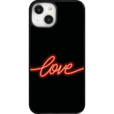 Coque iPhone 14 - Valentine 2023 neon love