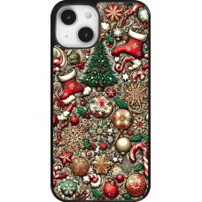 Coque iPhone 14 - Noël 2023 micro pattern