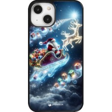 Coque iPhone 14 - Noël 2023 Père Noël enchanté