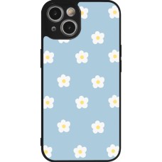 Coque iPhone 14 - Silicone rigide noir Easter 2024 daisy flower