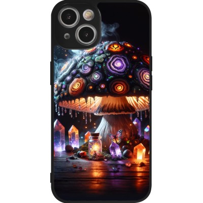 Coque iPhone 14 - Silicone rigide noir Halloween Potion Magic