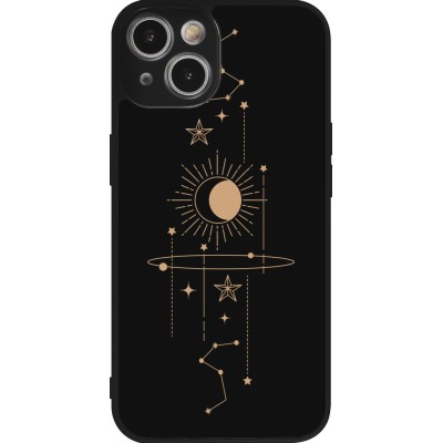 Coque iPhone 14 - Silicone rigide noir Spring 23 astro