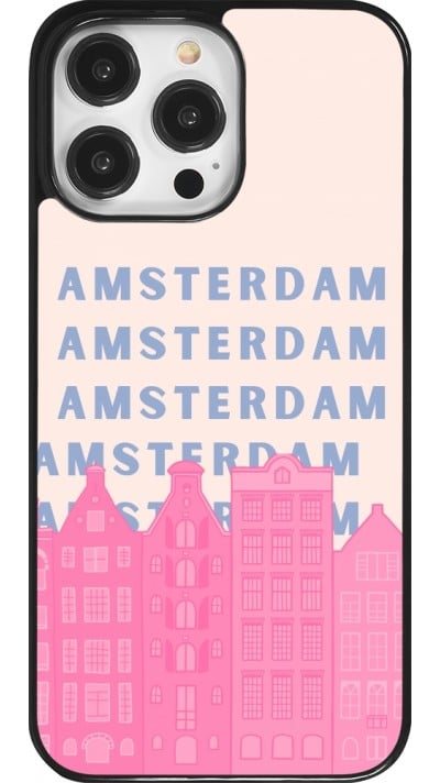 Coque iPhone 14 Pro Max - Amsterdam Pink Print