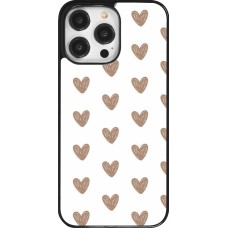 Coque iPhone 14 Pro Max - Autumn 2024 brown hearts