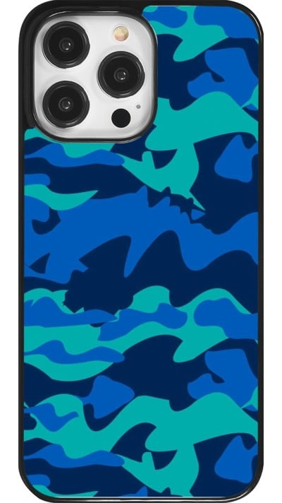 Coque iPhone 14 Pro Max - Camo Blue