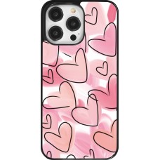 Coque iPhone 14 Pro Max - Easter 2023 pink hearts