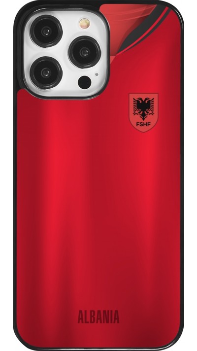 Coque iPhone 14 Pro Max - Maillot de football Albanie personnalisable