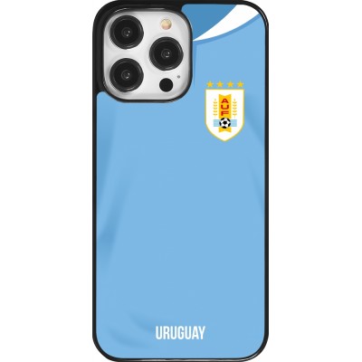 Coque iPhone 14 Pro Max - Maillot de football Uruguay 2022 personnalisable