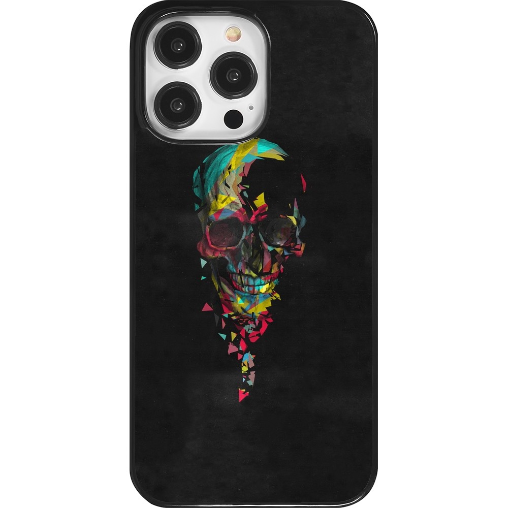 Coque iPhone 14 Pro Max - Halloween 22 colored skull