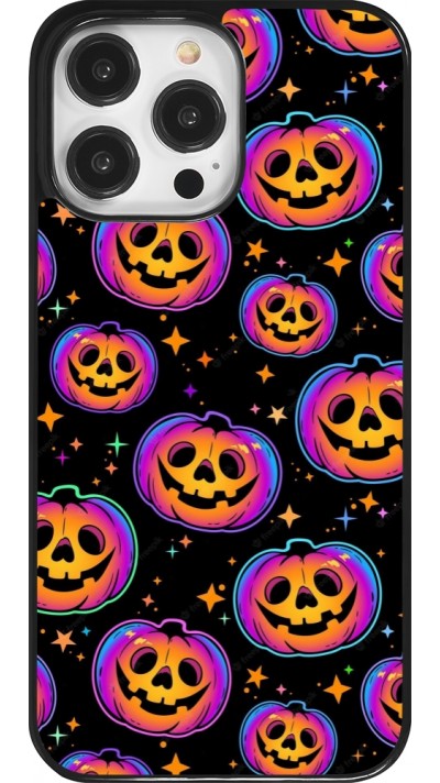 Coque iPhone 14 Pro Max - Halloween 2024 rainbow pumpkins