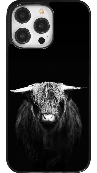 iPhone 14 Pro Max Case Hülle - Highland calf black