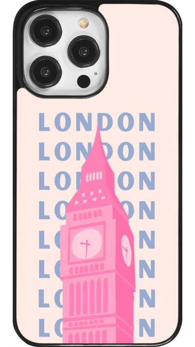 iPhone 14 Pro Max Case Hülle - London Pink Print