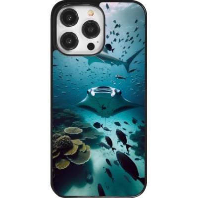 Coque iPhone 14 Pro Max - Manta Lagon Nettoyage