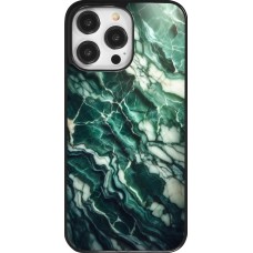 Coque iPhone 14 Pro Max - Marbre vert majestueux