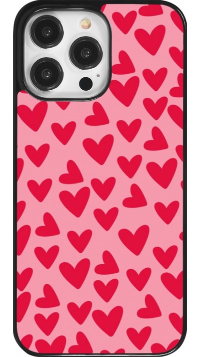 Coque iPhone 14 Pro Max - Mom 2024 petits coeurs