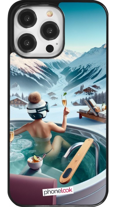 Coque iPhone 14 Pro Max - Montagne Glamour Jacuzzi