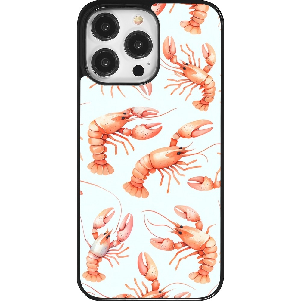 Coque iPhone 14 Pro Max - Pattern de homards pastels