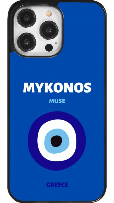 Coque iPhone 14 Pro Max - Pop Summer Destination Mykonos