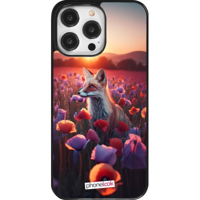 Coque iPhone 14 Pro Max - Renard pourpre au crépuscule