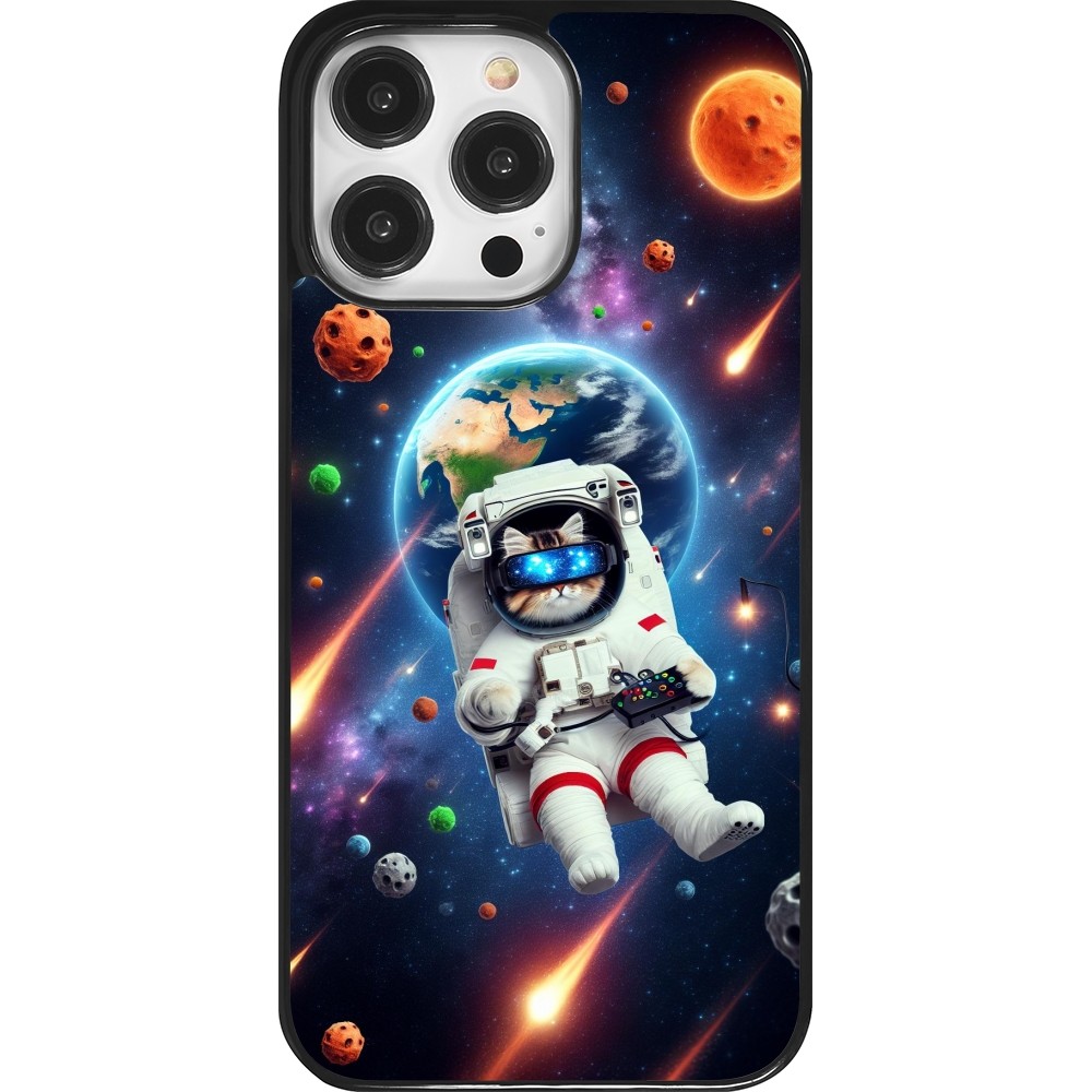 Coque iPhone 14 Pro Max - VR SpaceCat Odyssey