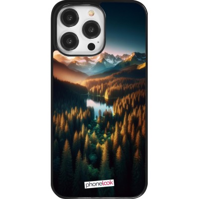 Coque iPhone 14 Pro Max - Sunset Forest Lake