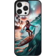 Coque iPhone 14 Pro Max - Surfeuse Balinaise