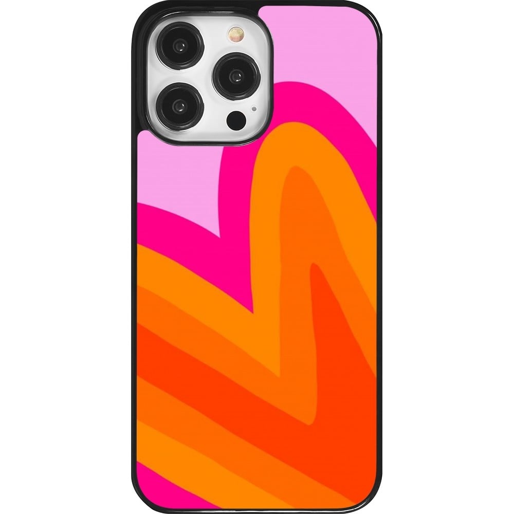 Coque iPhone 14 Pro Max - Valentine 2024 heart gradient