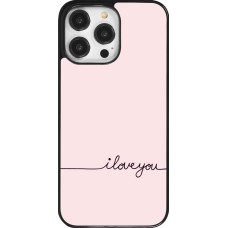 Coque iPhone 14 Pro Max - Valentine 2023 i love you writing