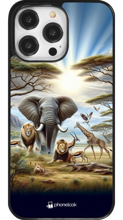 Coque iPhone 14 Pro Max - Vie sauvage africaine