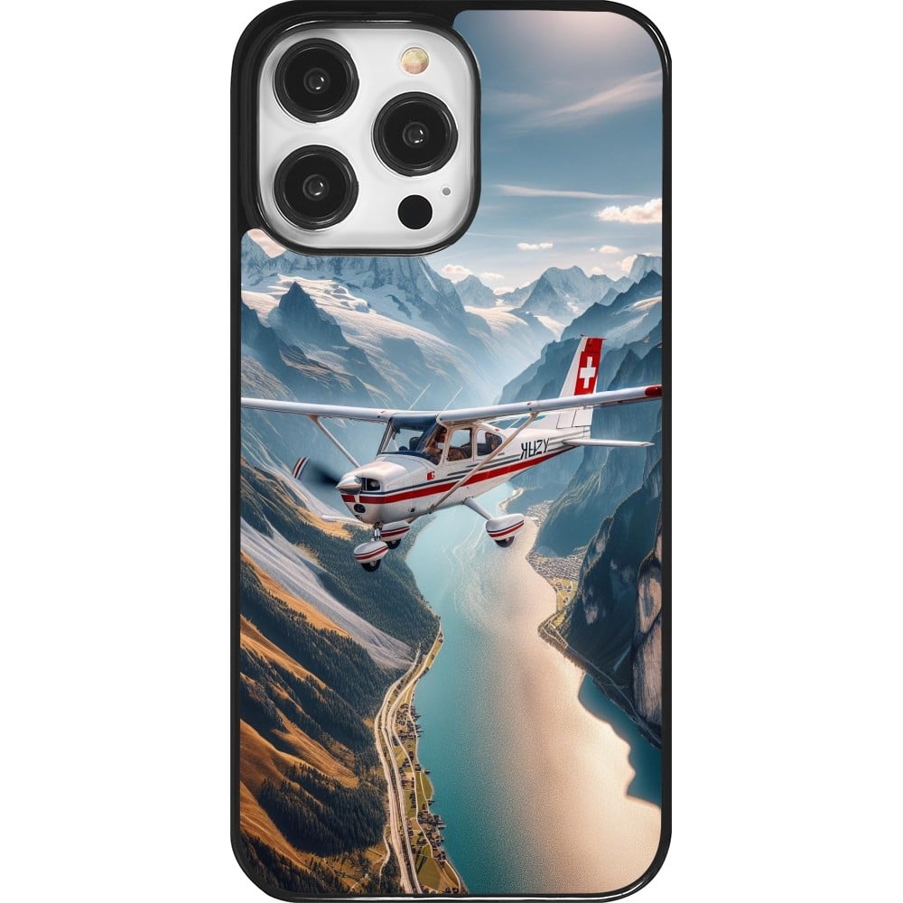 Coque iPhone 14 Pro Max - Vol Alpin Suisse