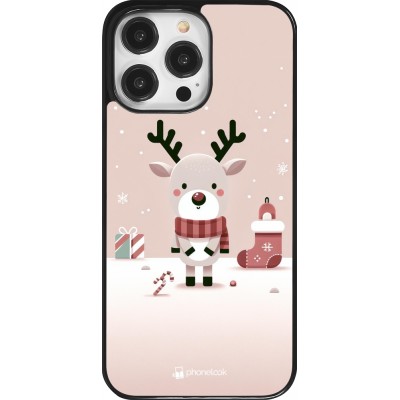 Coque iPhone 14 Pro Max - Noël 2023 Choupinette Renne