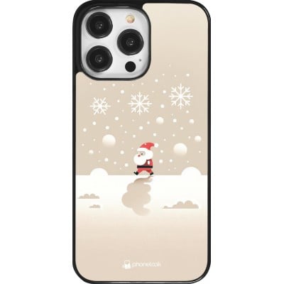 Coque iPhone 14 Pro Max - Noël 2023 Minimalist Santa