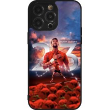 Coque iPhone 14 Pro Max - Silicone rigide noir Djokovic 23 Grand Slam