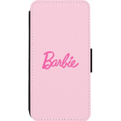 Coque iPhone 14 Pro Max - Wallet noir Barbie Text