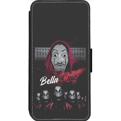 Coque iPhone 14 Pro Max - Wallet noir Bella Ciao