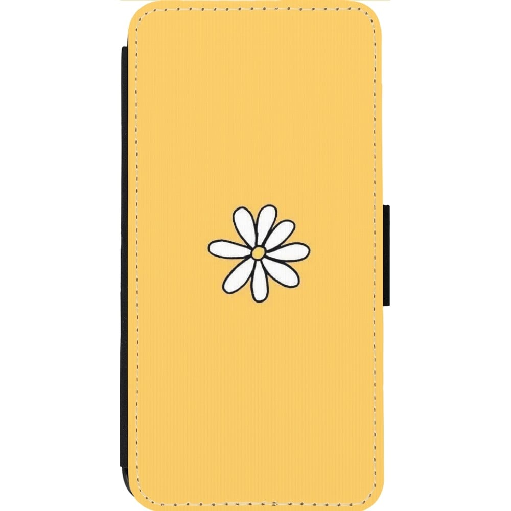 Coque iPhone 14 Pro Max - Wallet noir Easter 2023 daisy