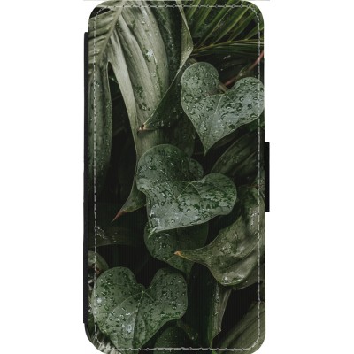 Coque iPhone 14 Pro Max - Wallet noir Spring 23 fresh plants