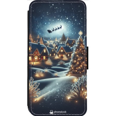 Coque iPhone 14 Pro Max - Wallet noir Noël 2023 Christmas is Coming