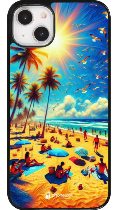 Coque iPhone 14 Plus - Été Paradis Paint