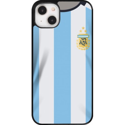 Coque iPhone 14 Plus - Maillot de football Argentine 2022 personnalisable