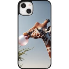 Coque iPhone 14 Plus - Girafe à bulle