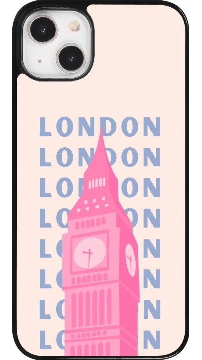 Coque iPhone 14 Plus - London Pink Print