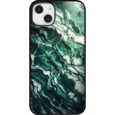 Coque iPhone 14 Plus - Marbre vert majestueux