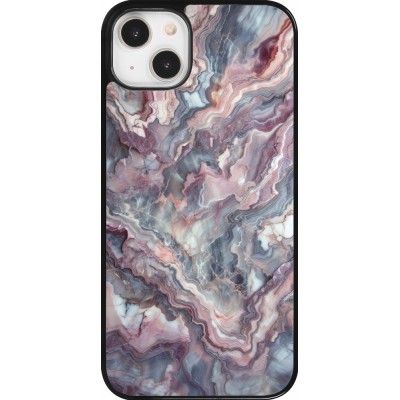 Coque iPhone 14 Plus - Marbre violette argentée