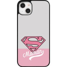 Coque iPhone 14 Plus - Mom 2024 Super hero maman