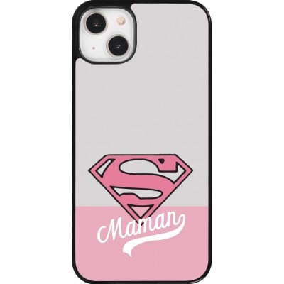 Coque iPhone 14 Plus - Mom 2024 Super hero maman