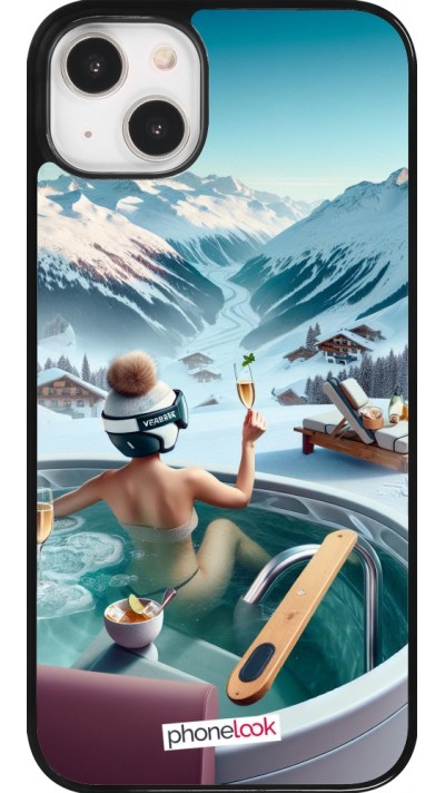 Coque iPhone 14 Plus - Montagne Glamour Jacuzzi