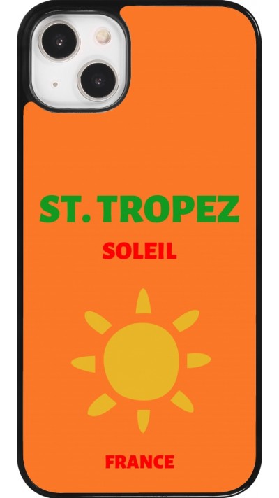 Coque iPhone 14 Plus - Pop Summer Destination St-Tropez