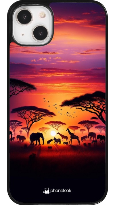 Coque iPhone 14 Plus - Safari sunset wildlife